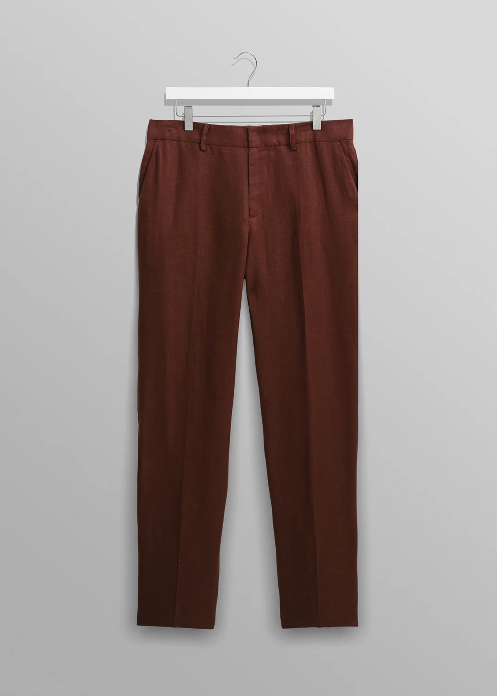 Alp Linen Trouser - Merlot - Wax London Canada - Danali