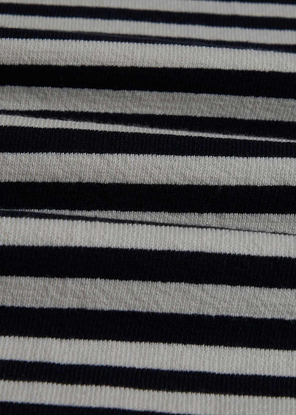 Dean SS Tee Block Stripe - Blue/Ecru - Wax London Canada - Danali