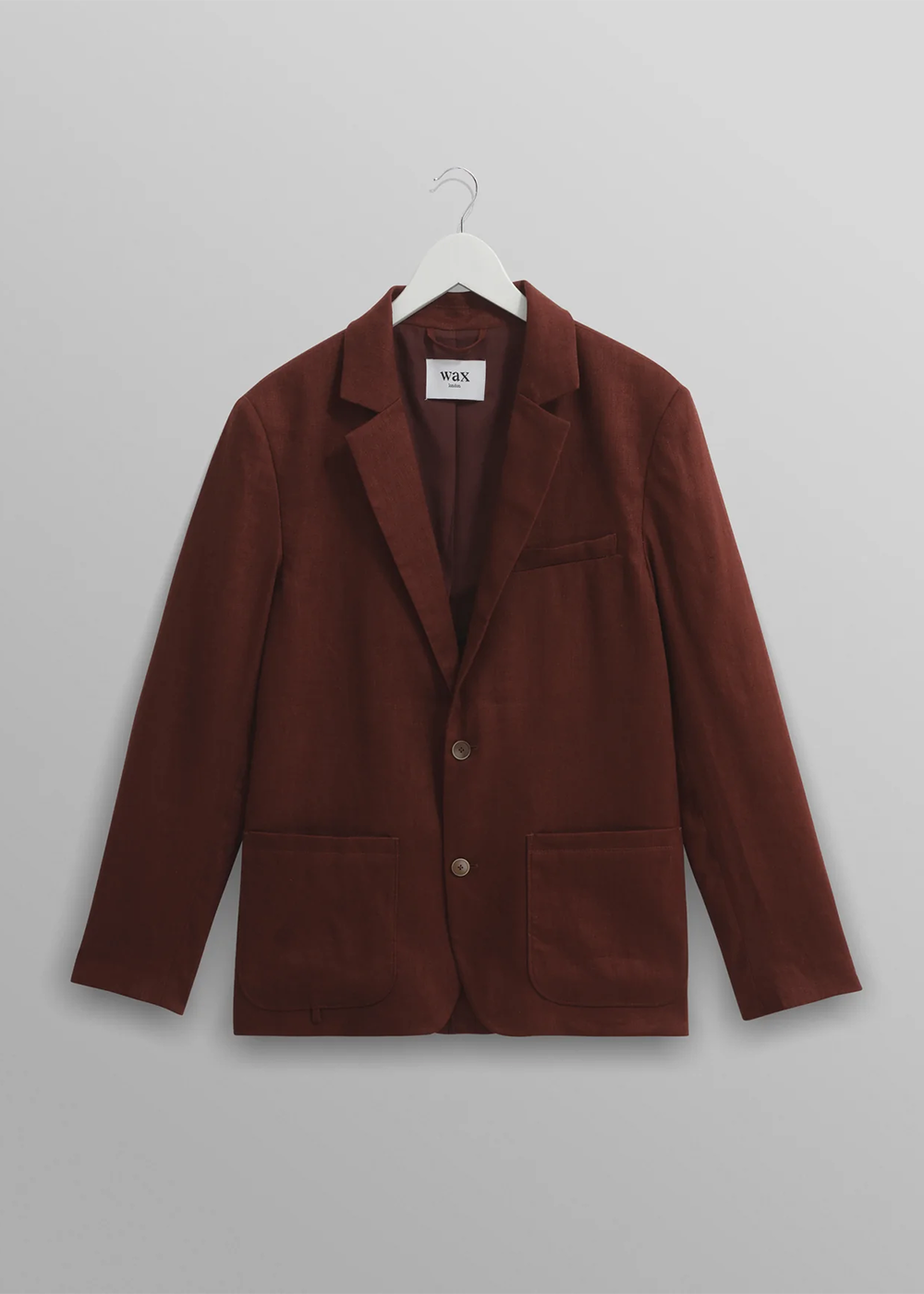 Fintry Linen Blazer - Merlot - Wax London Canada - Danali