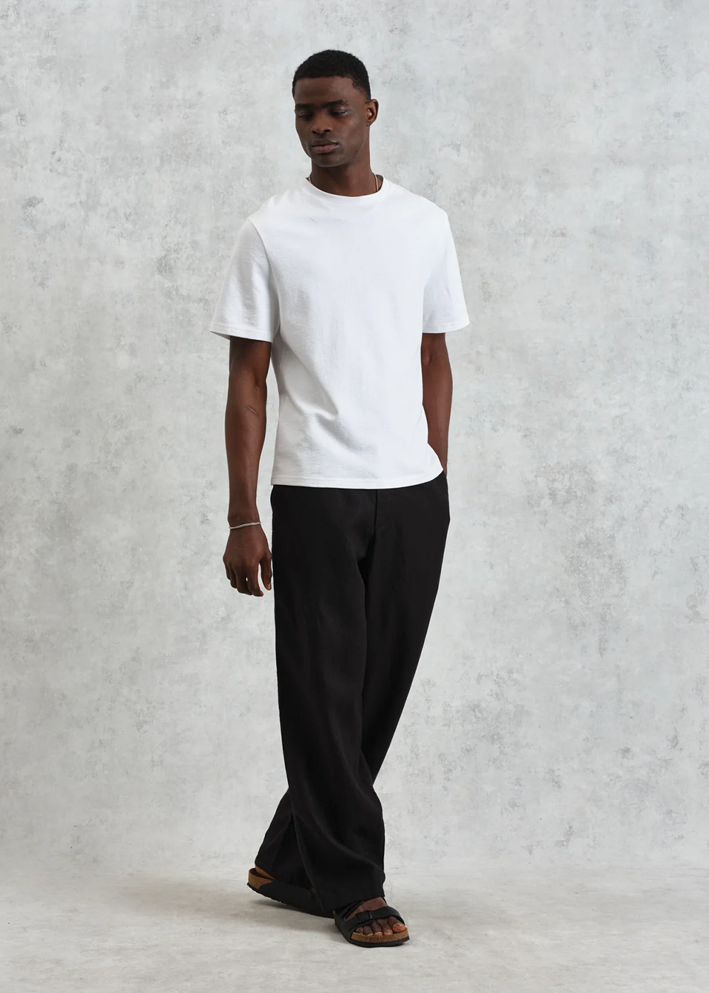 Wax London Glencoe Washed Linen Trouser Black - Danali