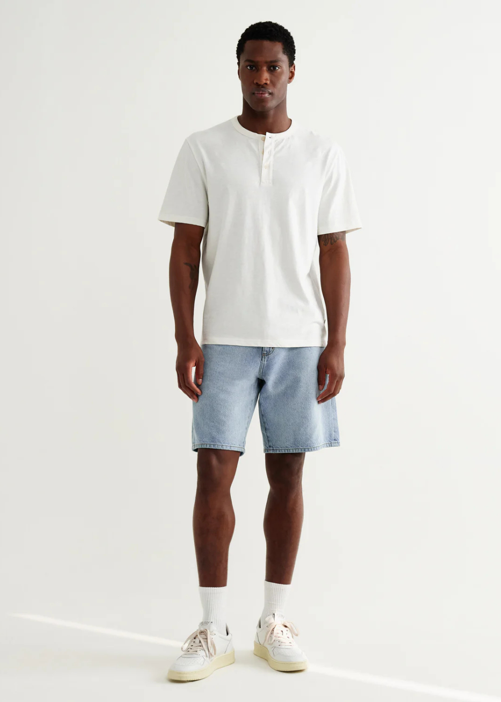 Hill Dean SS Tee Slub Cotton - Off White - Wax London Canada - Danali