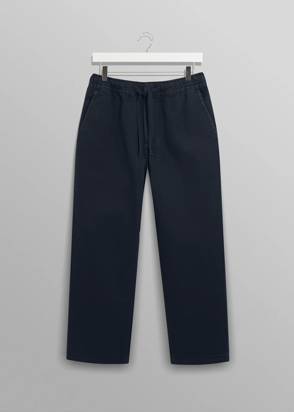 Kurt Cotton Twill Trouser - Longer Leg - Navy - Wax London Canada - Danali