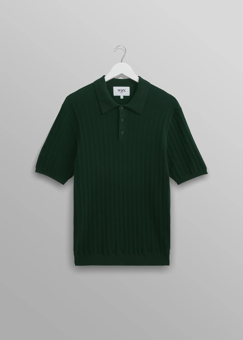 Naples Polo Vertical Knit - Green - Wax London Canada - Danali