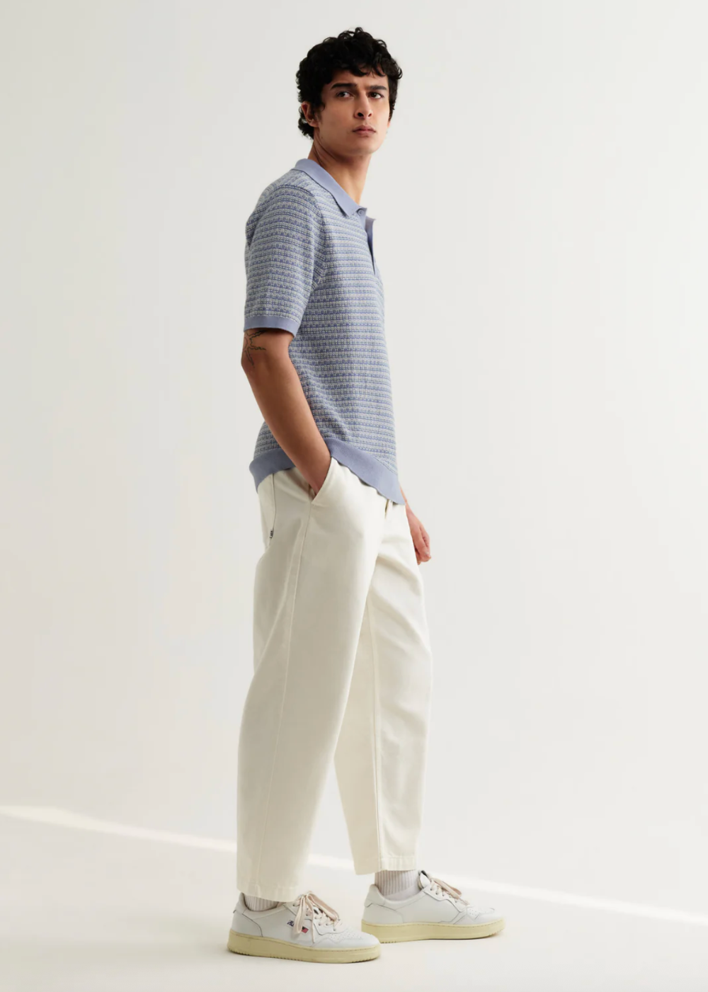Naples SS Polo Mini Geo - Wax London Canada - Danali