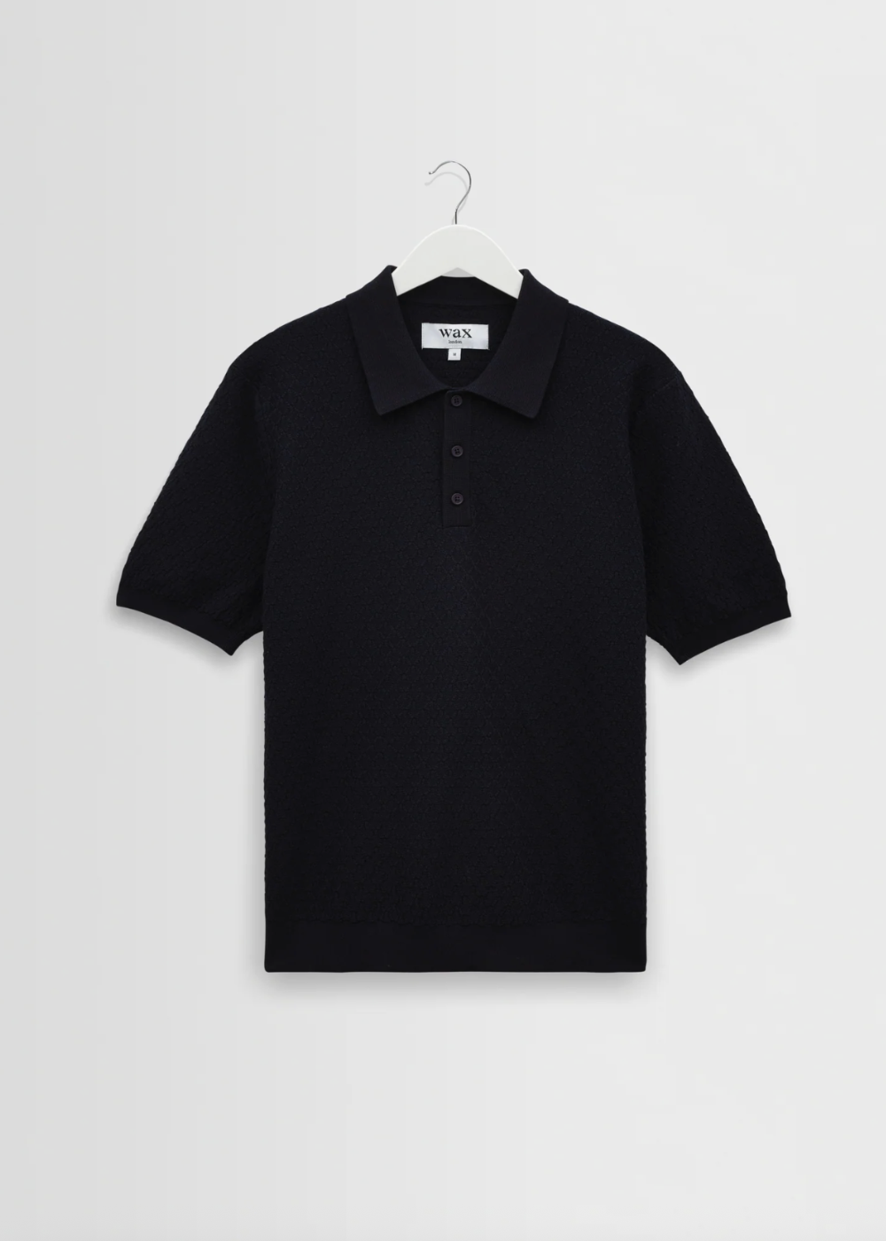 Naples SS Polo Retro Diamond Cotton - Navy - Wax London Canada - Danali