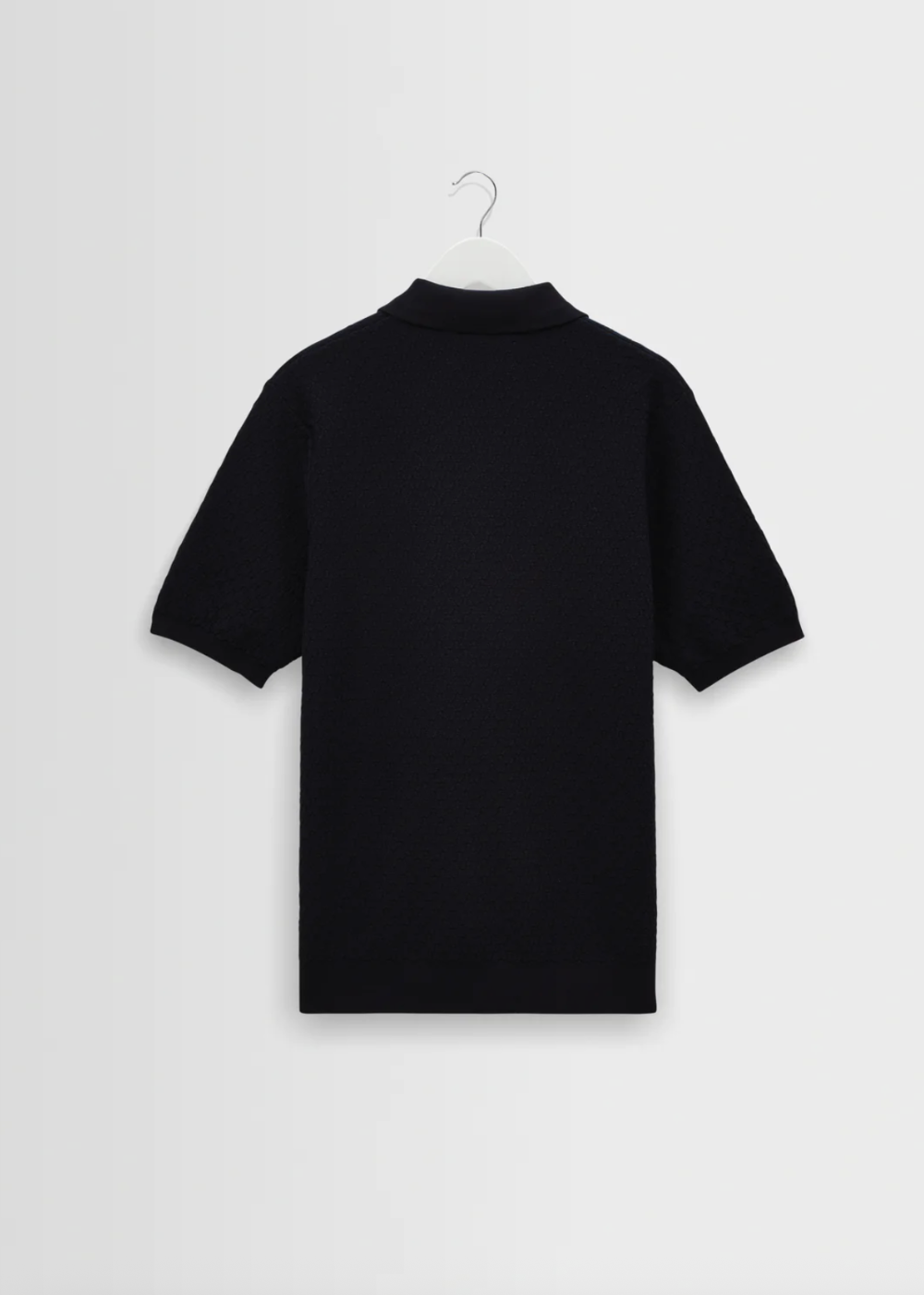 Naples SS Polo Retro Diamond Cotton - Navy - Wax London Canada - Danali