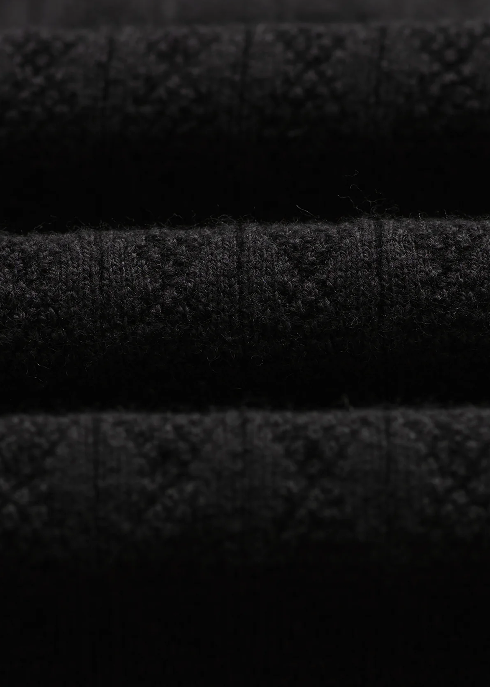 Oban Diamond Stripe Polo - Black - Wax London Canada - Danali