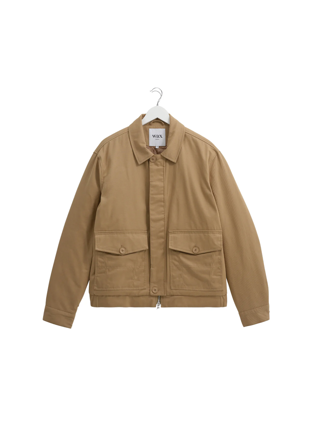 Orkney Peached Twill Jacket - Beige - Wax London Canada - Danali