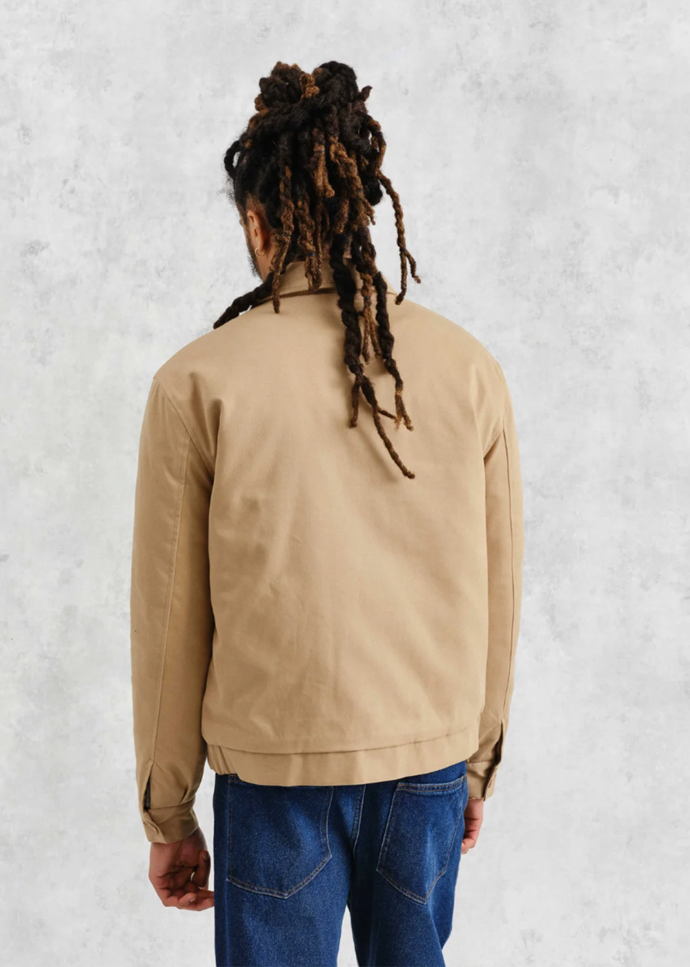 Orkney Peached Twill Jacket - Beige - Wax London Canada - Danali