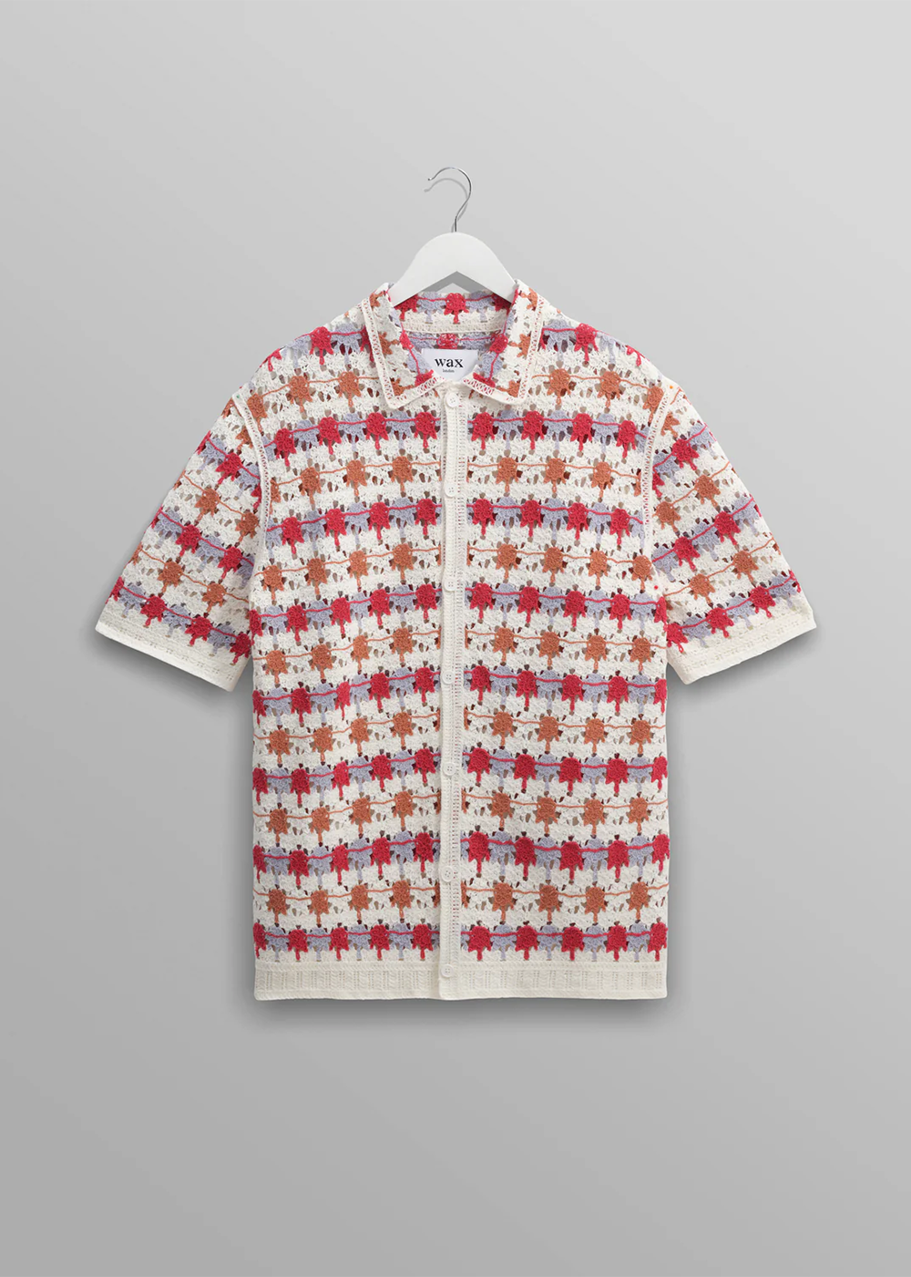 Porto Shirt Splash Ecru - Multi - Wax London Canada - Danali