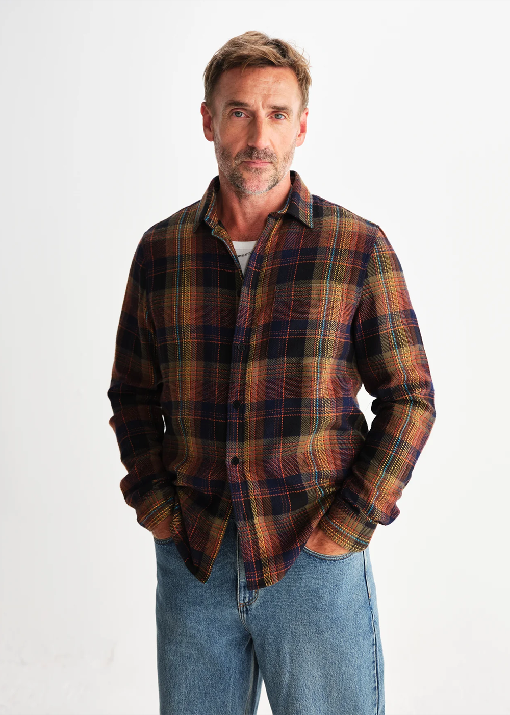 Shelly Flannel Check Shirt - Multi - Wax London Canada - Danali