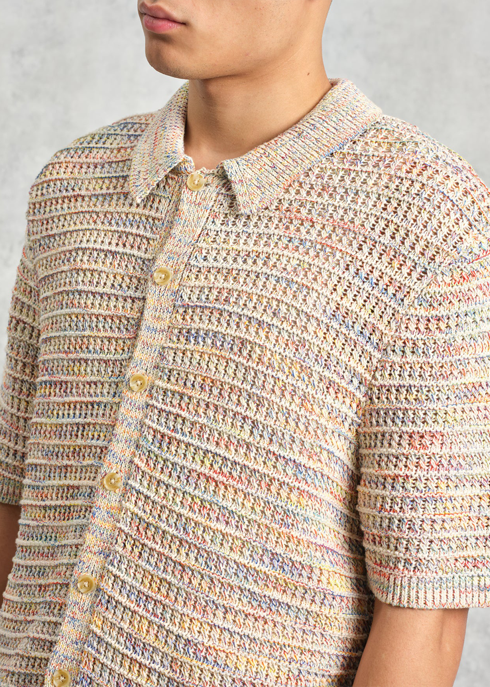 Tellaro SS Shirt Rainbow Twist - Multi - Wax London Canada - Danali