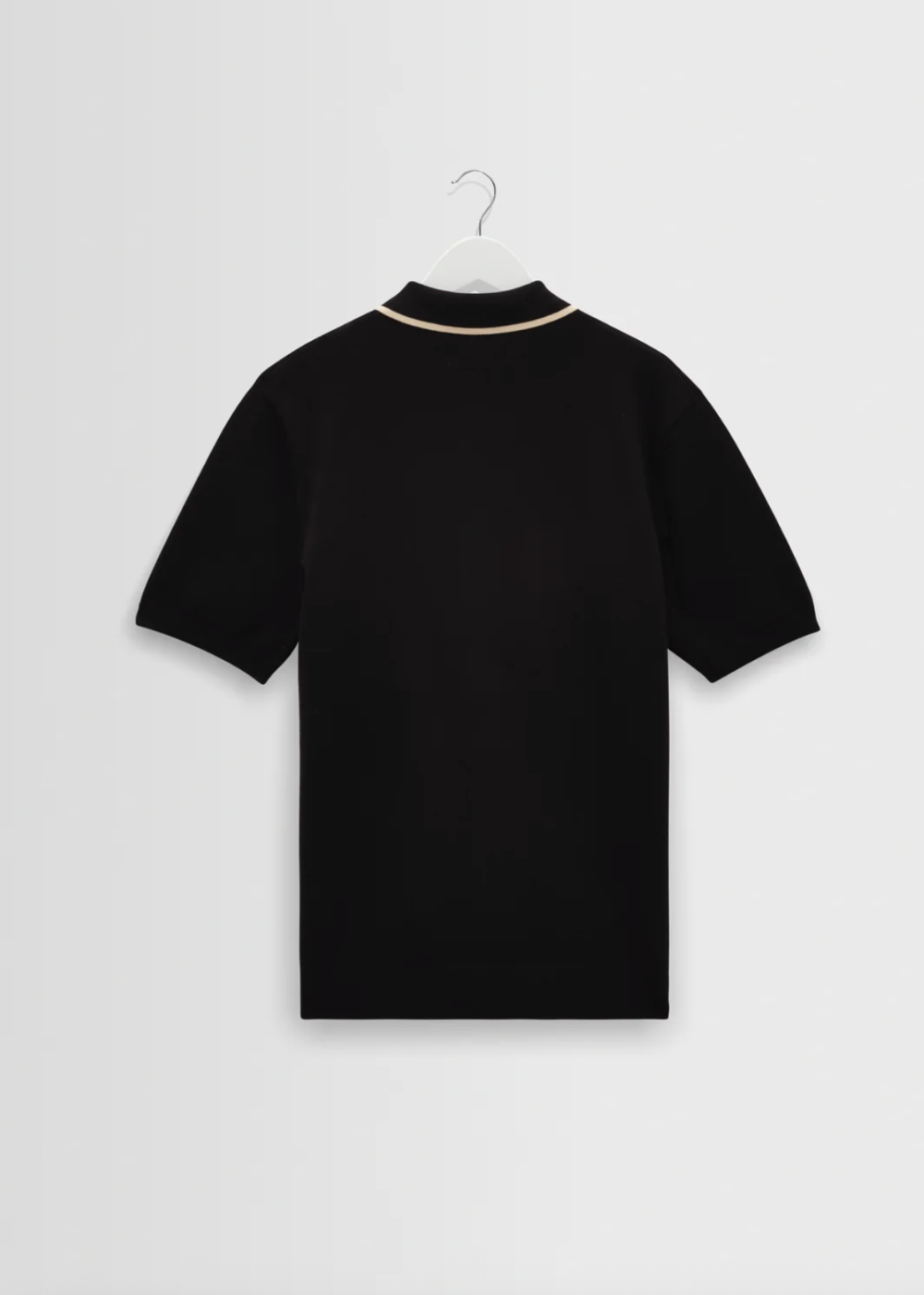 Tellaro SS Shirt Retro Embroidery - Black/Ecru - Wax London Canada - Danali