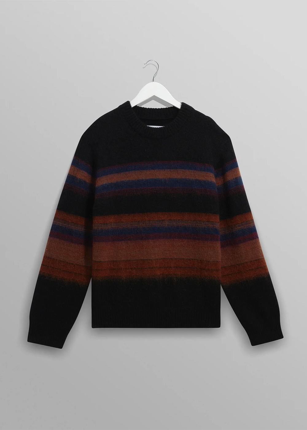 Wilde Brush Stripe Sweater - Black/Dark Multi - Wax London Canada - Danali 