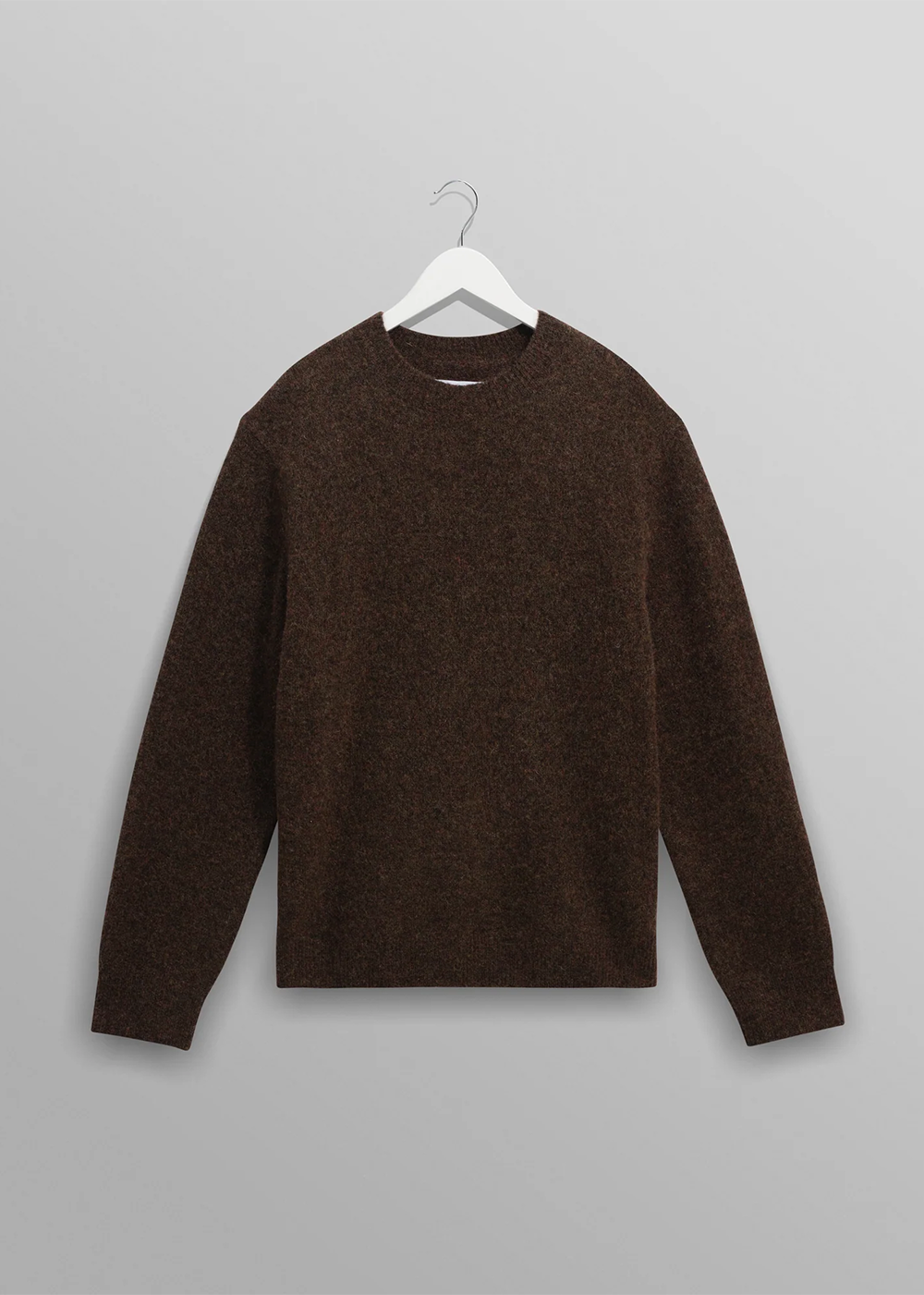 Wilde Fluffy Wool Blend Sweater - Brown - Wax London Canada - Danali