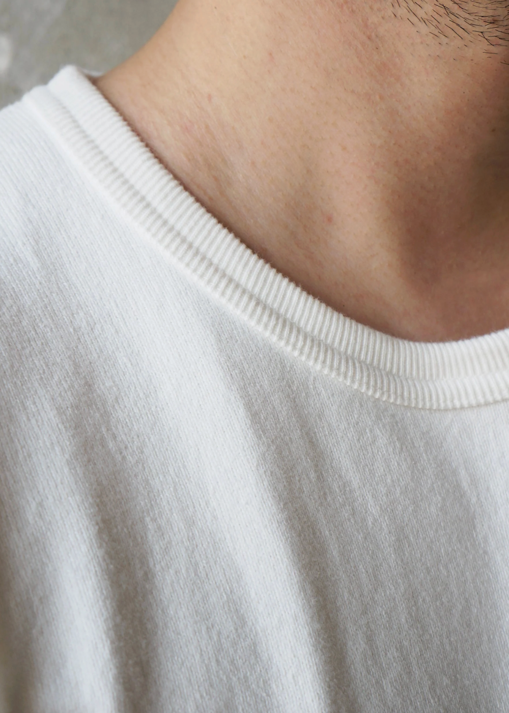 Double Heavyweight T-Shirt - White - Wonder Looper Canada - Danali