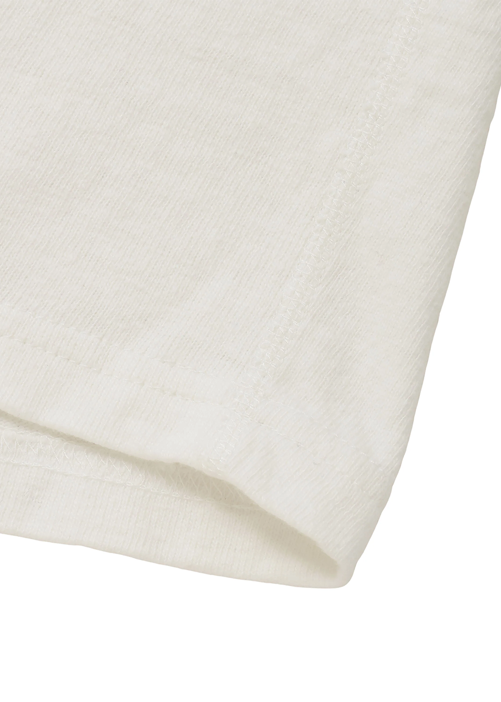 ELS Recycled Cotton Slub Crewneck T-Shirt - White - Wonder Looper Canada - Danali