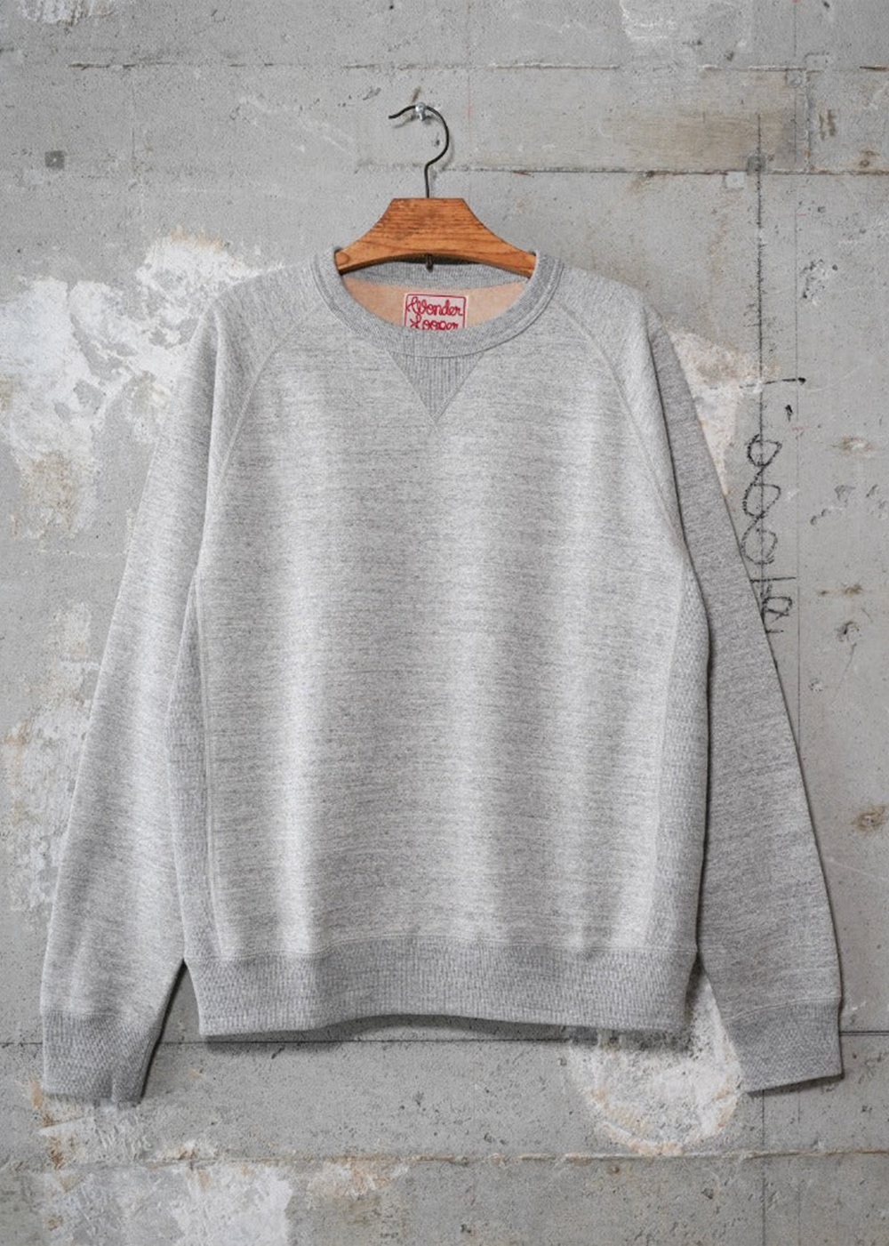 Pullover Crewneck - Fleeced Foxfibre - Heather Grey - Wonder Looper Canada - Danali