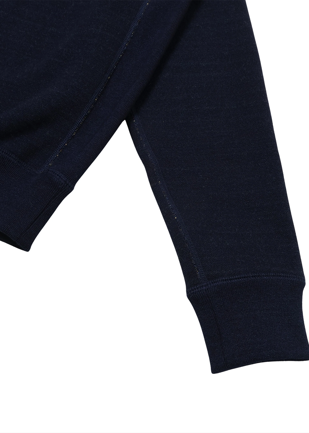 Pullover Crewneck - Real Indigo Blanket Striped French Terry -Wonder Looper Canada - Danali