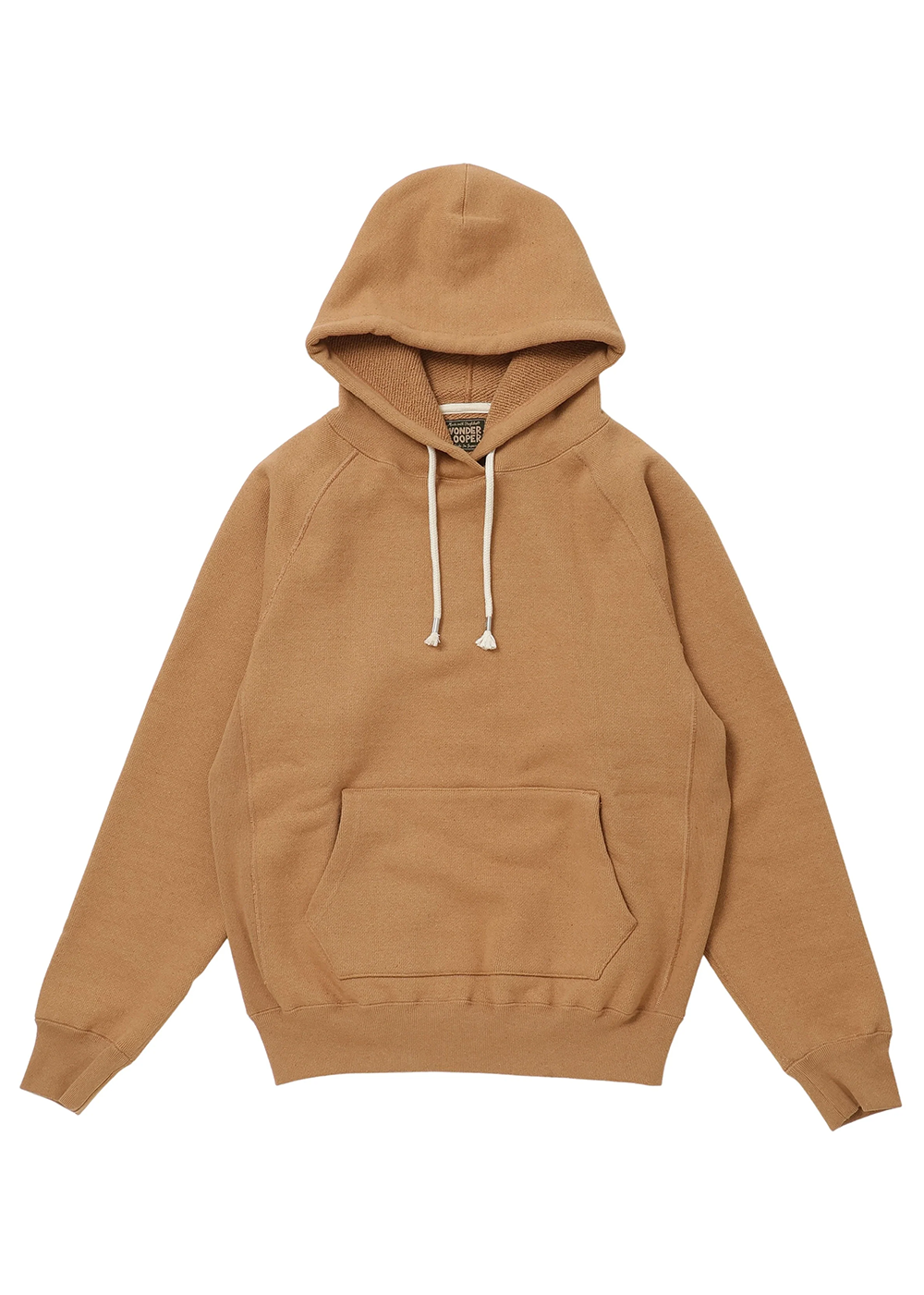 Pullover Hoodie - Foxfibre® Double Heavyweight French Terry - Brown - Wonder Looper Canada - Danali