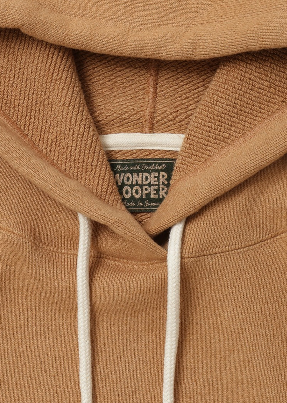 Pullover Hoodie - Foxfibre® Double Heavyweight French Terry - Brown - Wonder Looper Canada - Danali