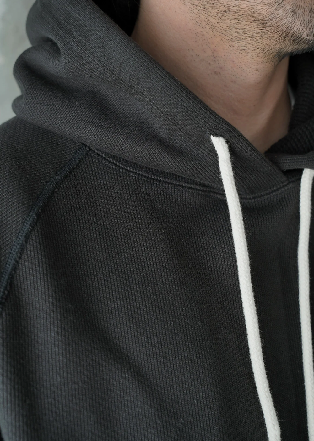 Pullover Hoodie - Double Heavyweight French Terry - Sumi Black - Wonder Looper Canada - Danali