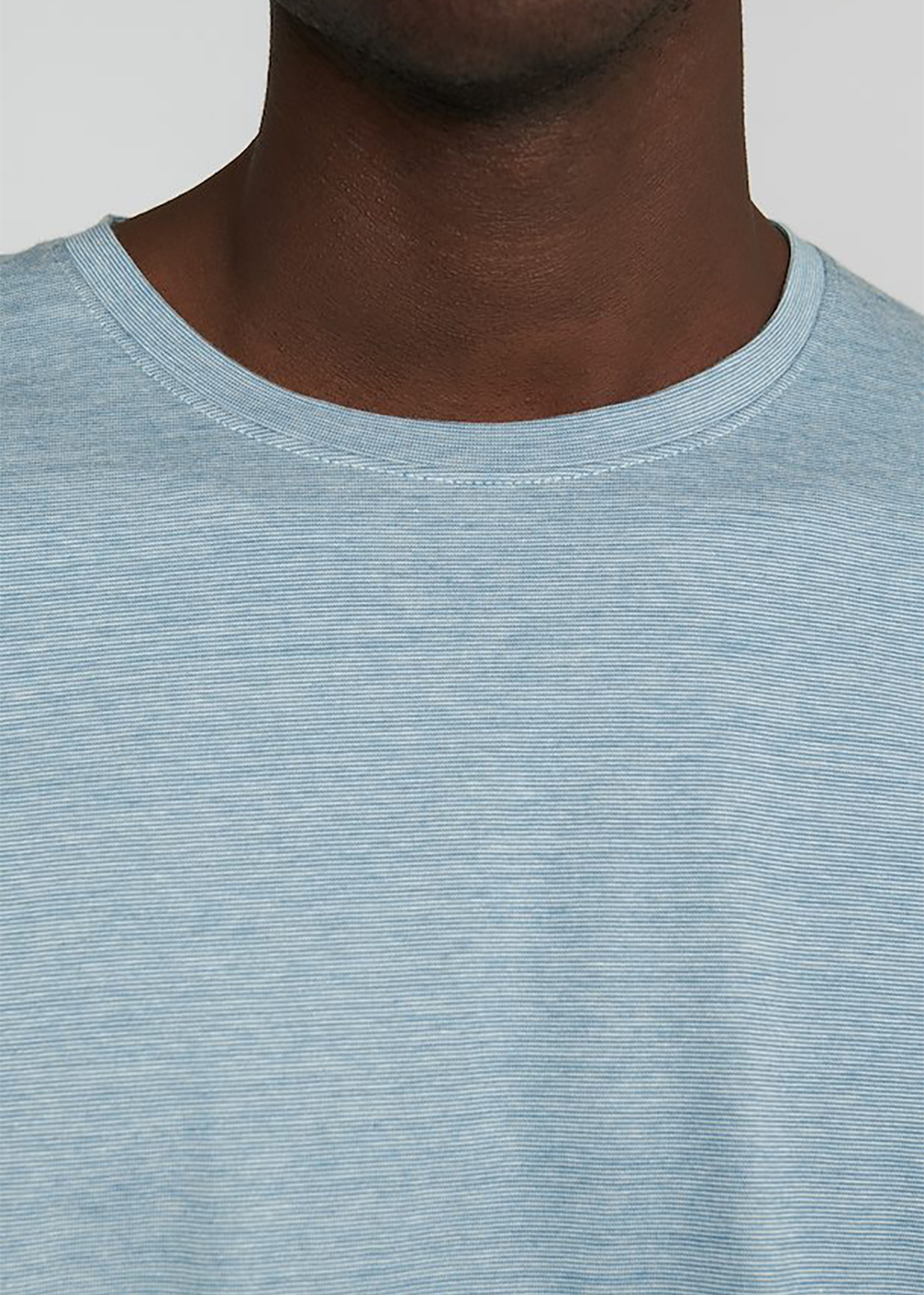 Jermane Mini Stripe T-Shirt - Captain's Blue - Matinique Canada - Danali - 30203907