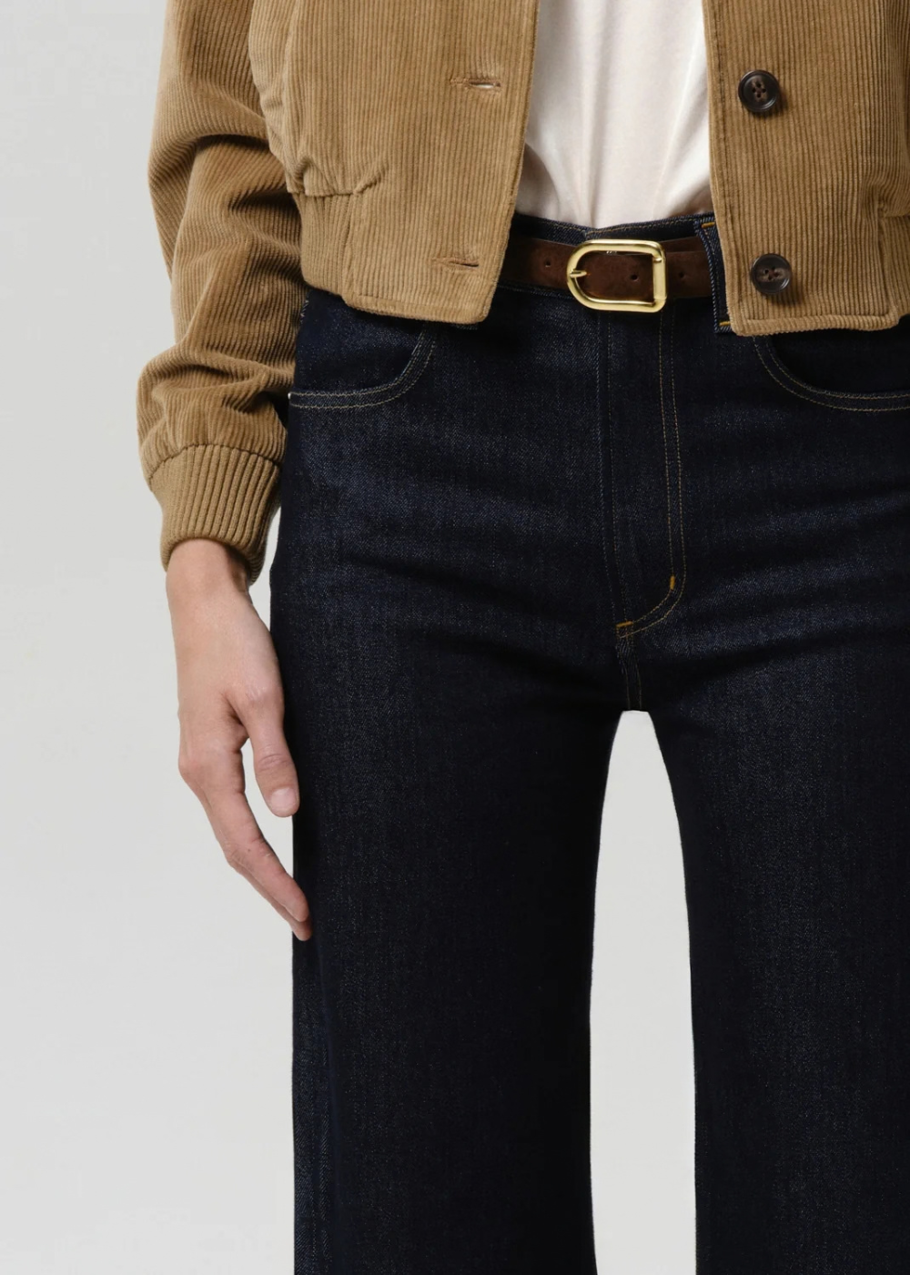 Annina High Rise Wide Leg 33" Jean