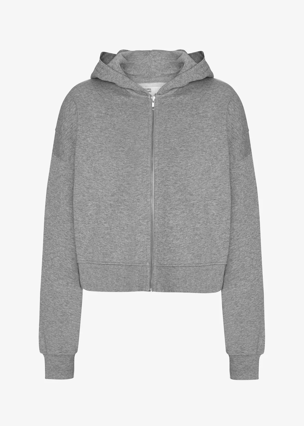 Organic Crop Zip Hoodie