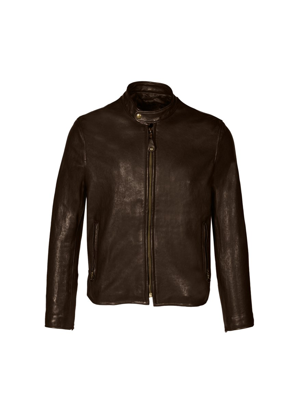 Vegetable Tanned Lambskin Cafe Racer Jacket - P234 - Schott Canada - Danali