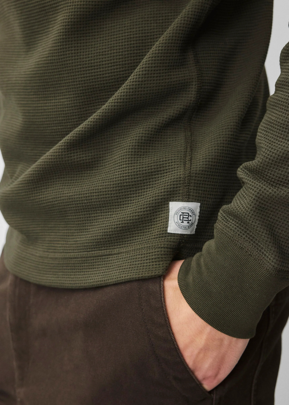 Lightweight Waffle Standard Long Sleeve