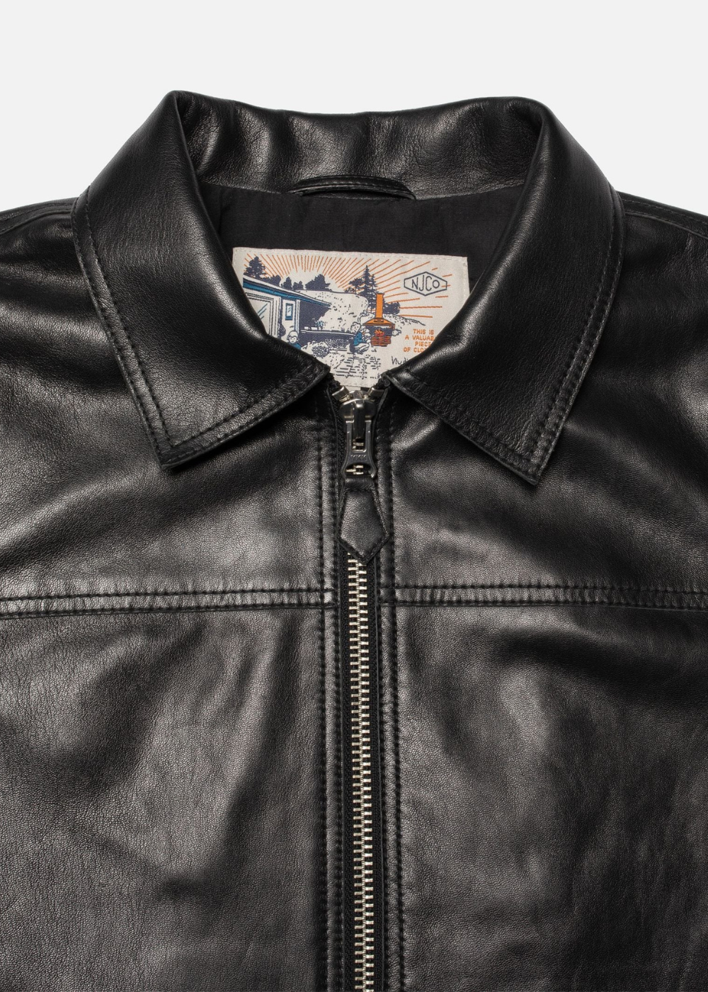 Anja Zip Leather Jacket