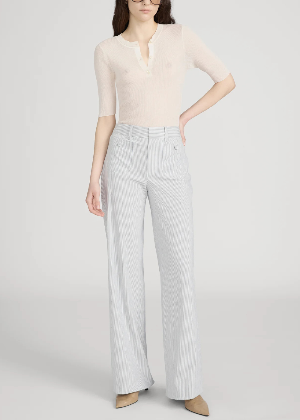 The Stripe Modernist Pocket Trouser