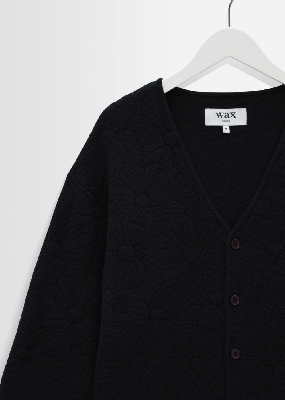 Alban Cardigan Flower Jacquard