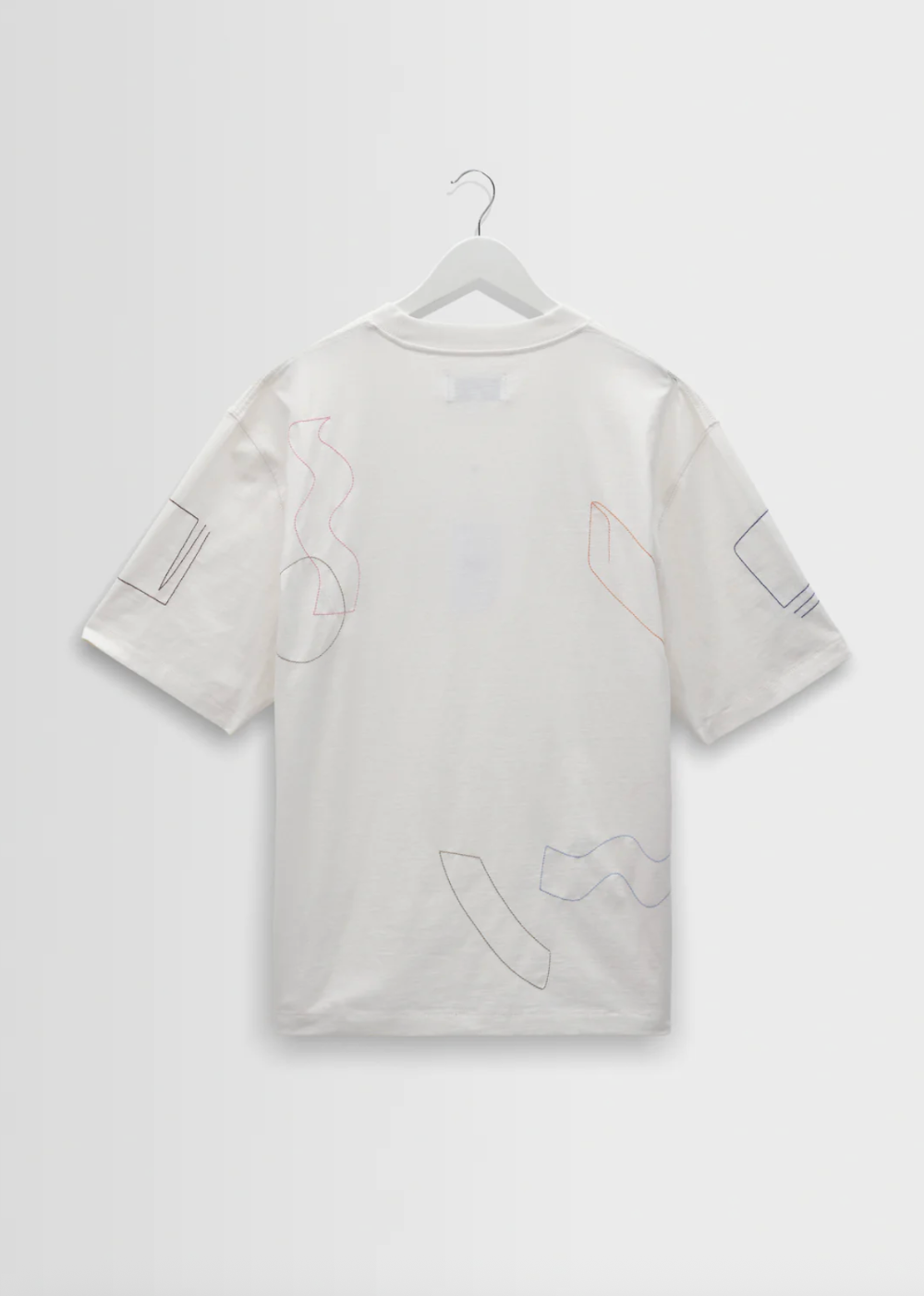 Milton SS Tee Cotton Shapes Embroidery