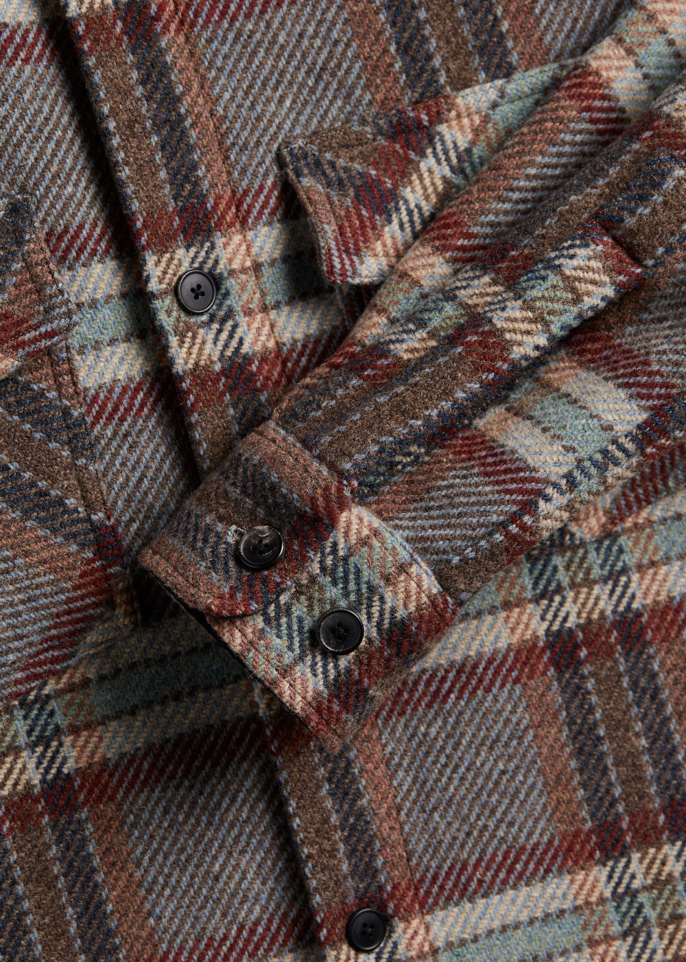 Wool Field Plaid Jacket