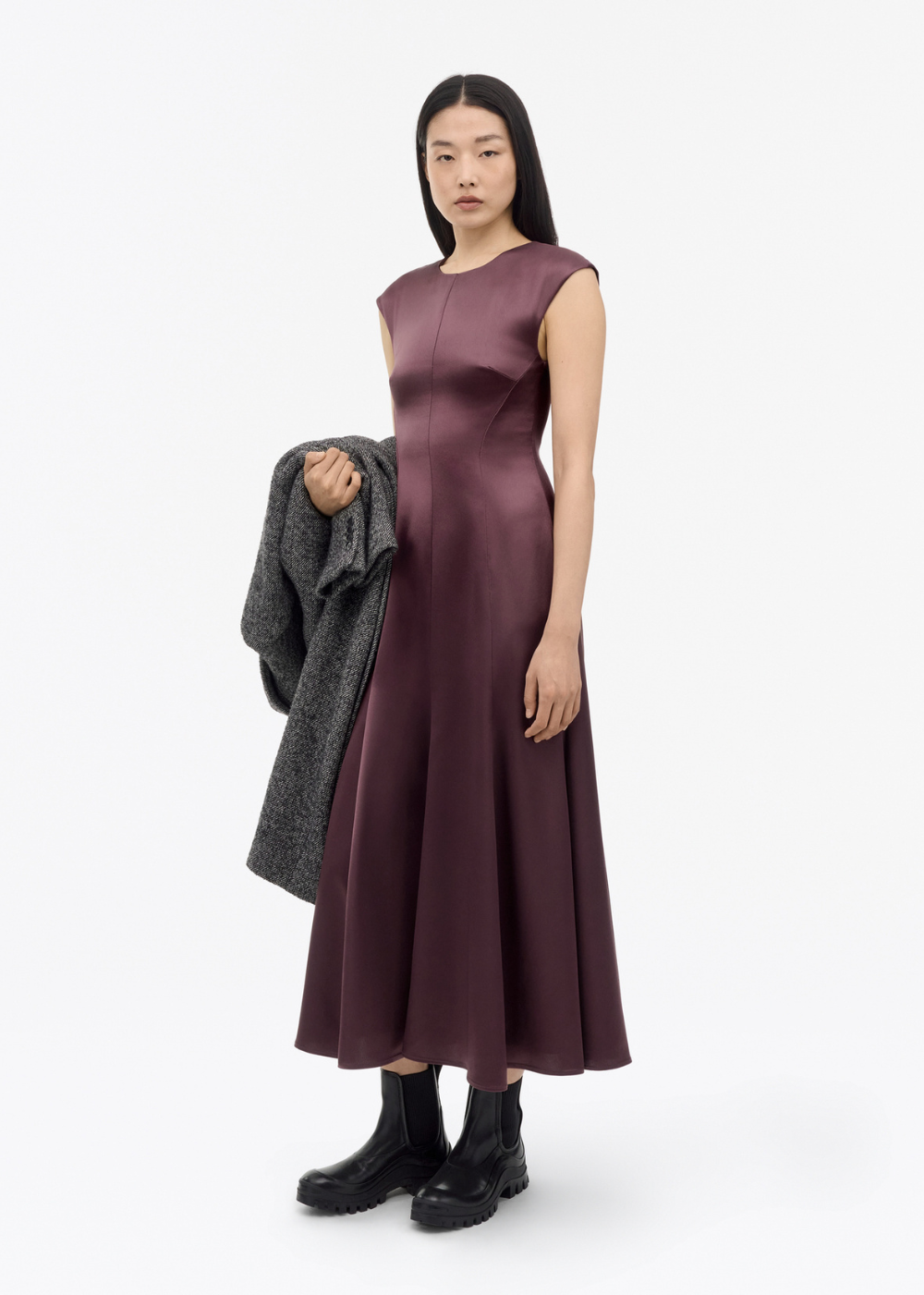 Astrid Sustainable Satin Dress