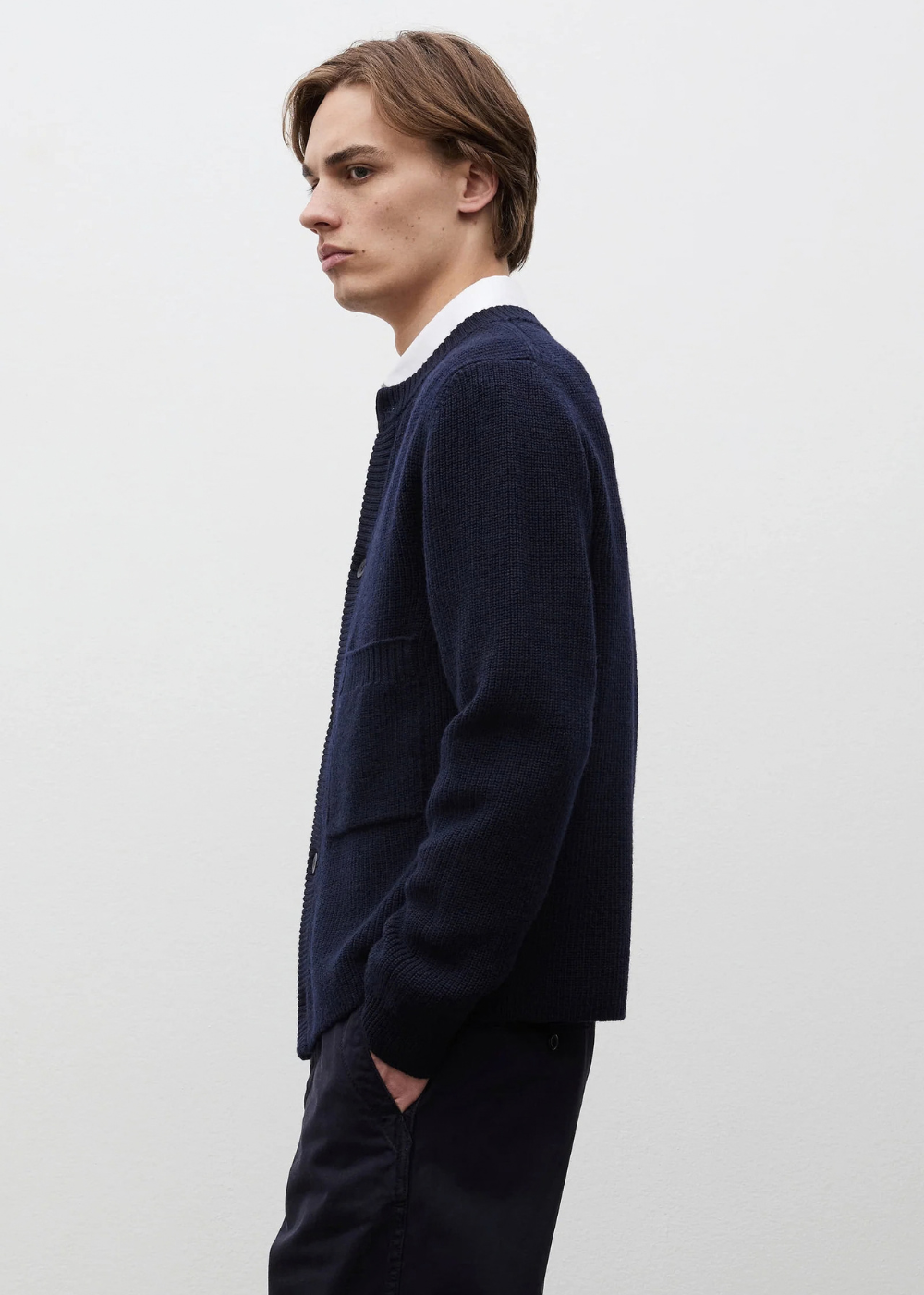 Gullverket Cotton Wool Rib Cardigan
