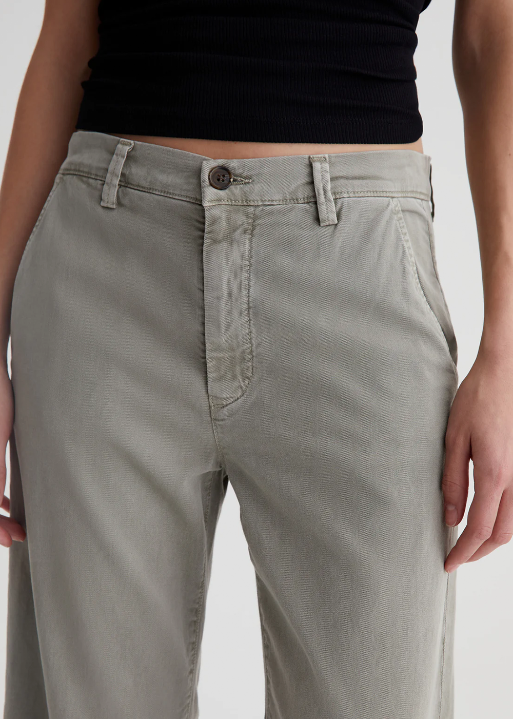 Caden Straight Leg Trouser - Sulfur Dried Parsley - AG Jeans - Danali - ETW1E56SLDPAR