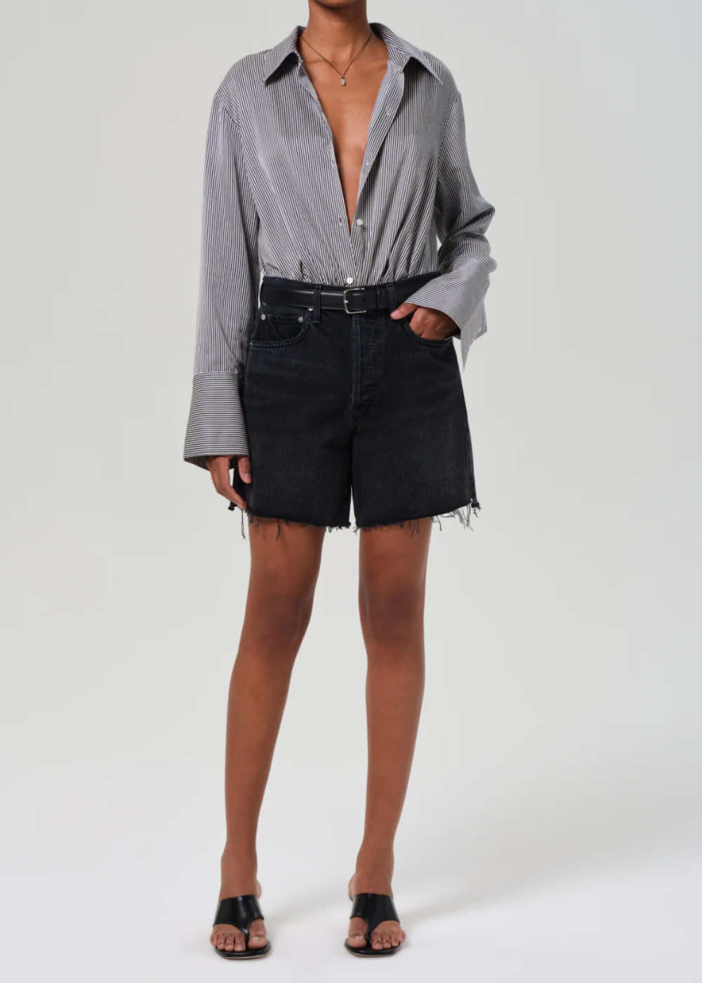 Marlow Long Cut Hem Short