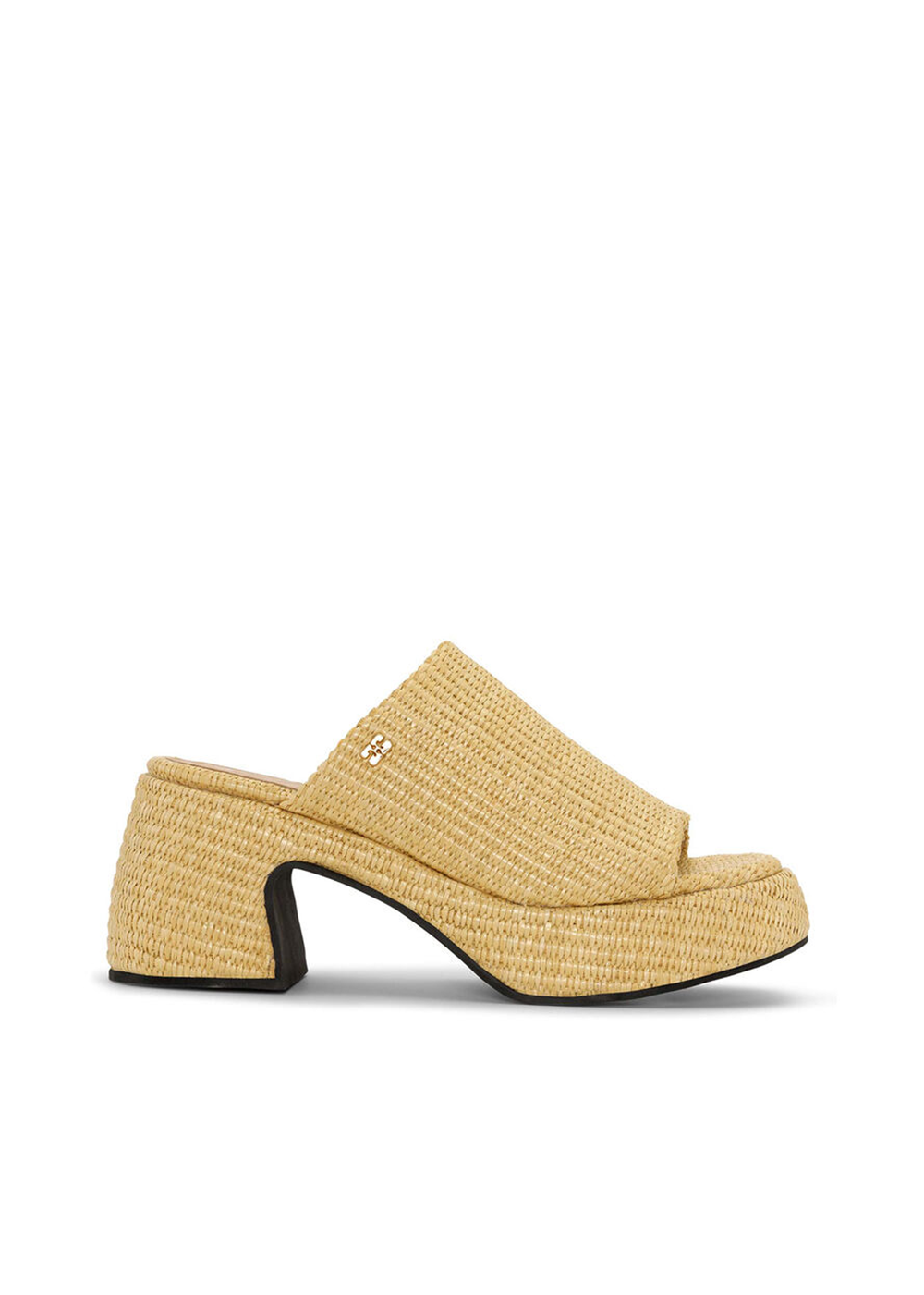 Butterfly Raffia Platform Sandal - Nature - GANNI Canada - Danali - S2631