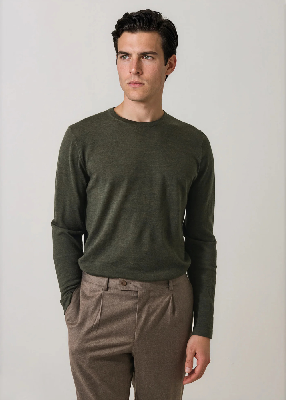 LS Extrafine Merino Crewneck Sweater