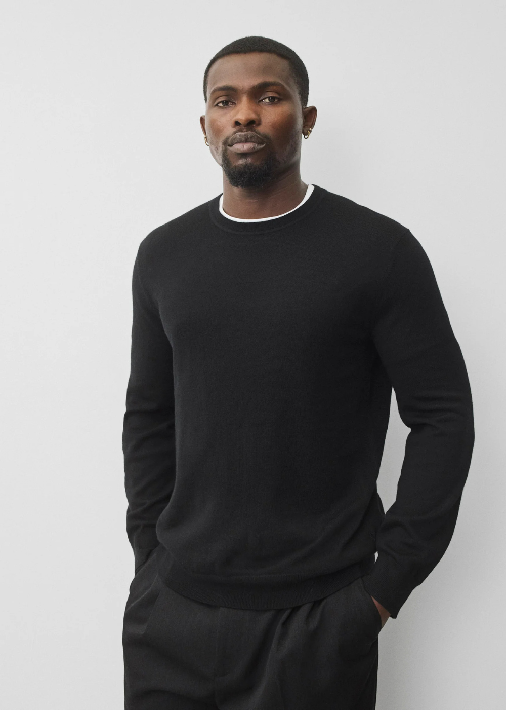 Lightweight Merino Harry Crewneck