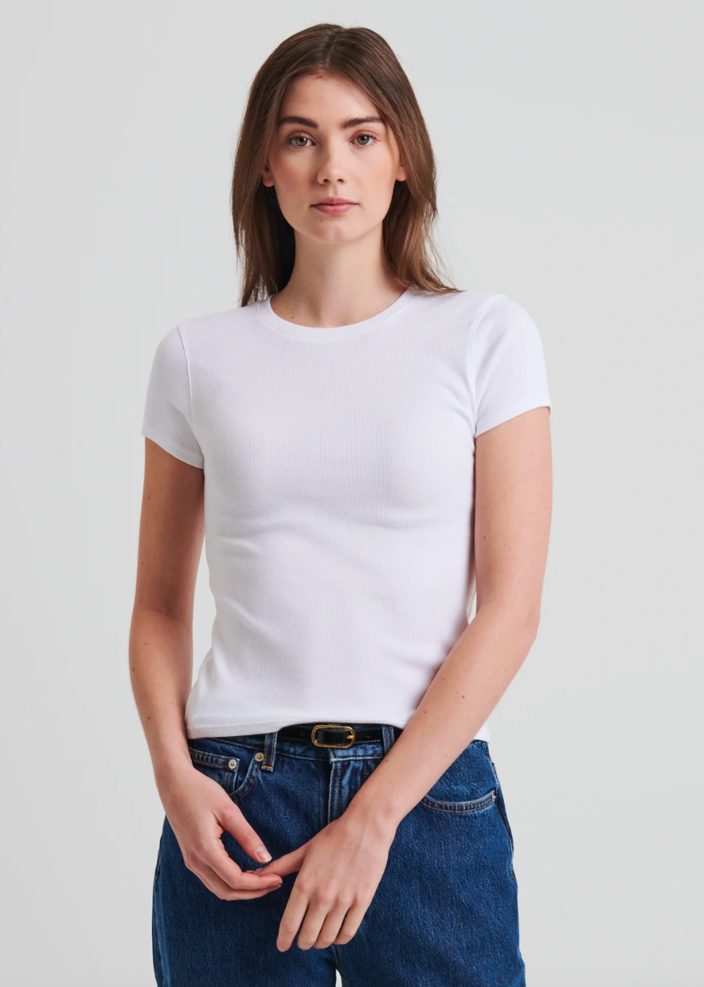 Cotton Modal Rib Baby Tee