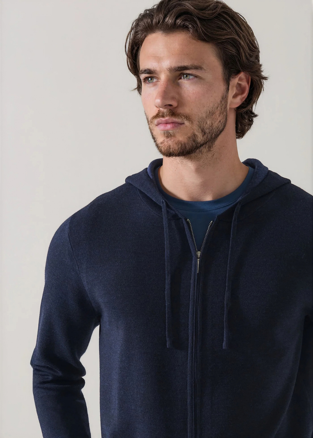 Double Face Full Zip Hoodie