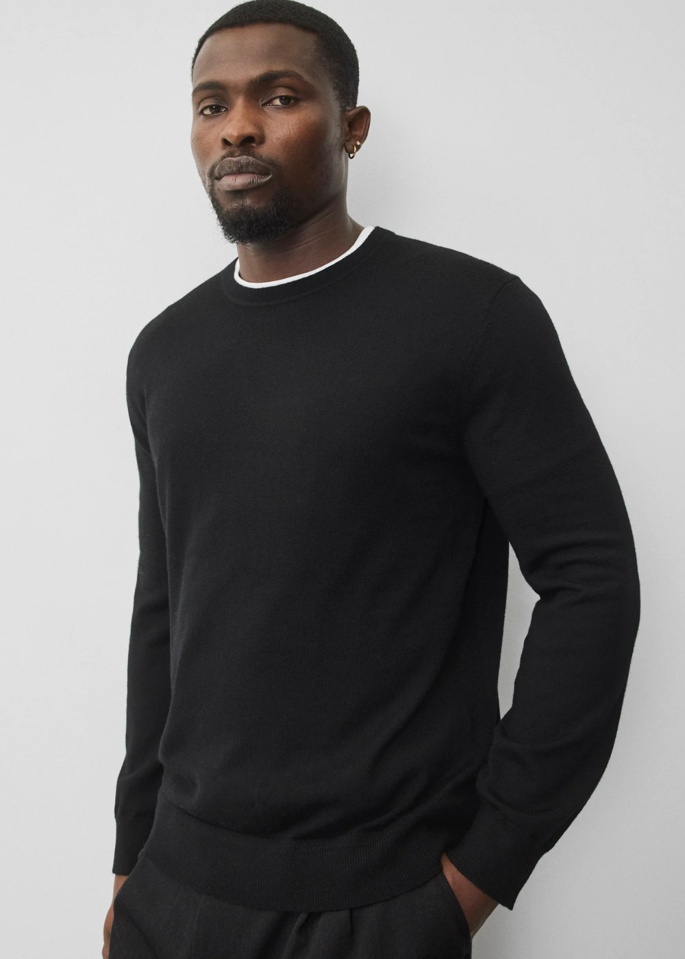 Lightweight Merino Harry Crewneck