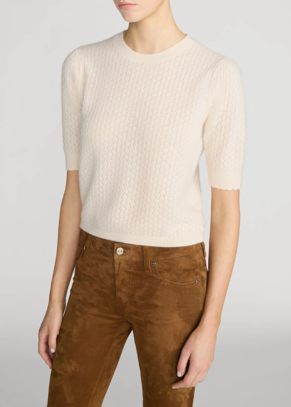 The Gathered Honeycomb Sweater