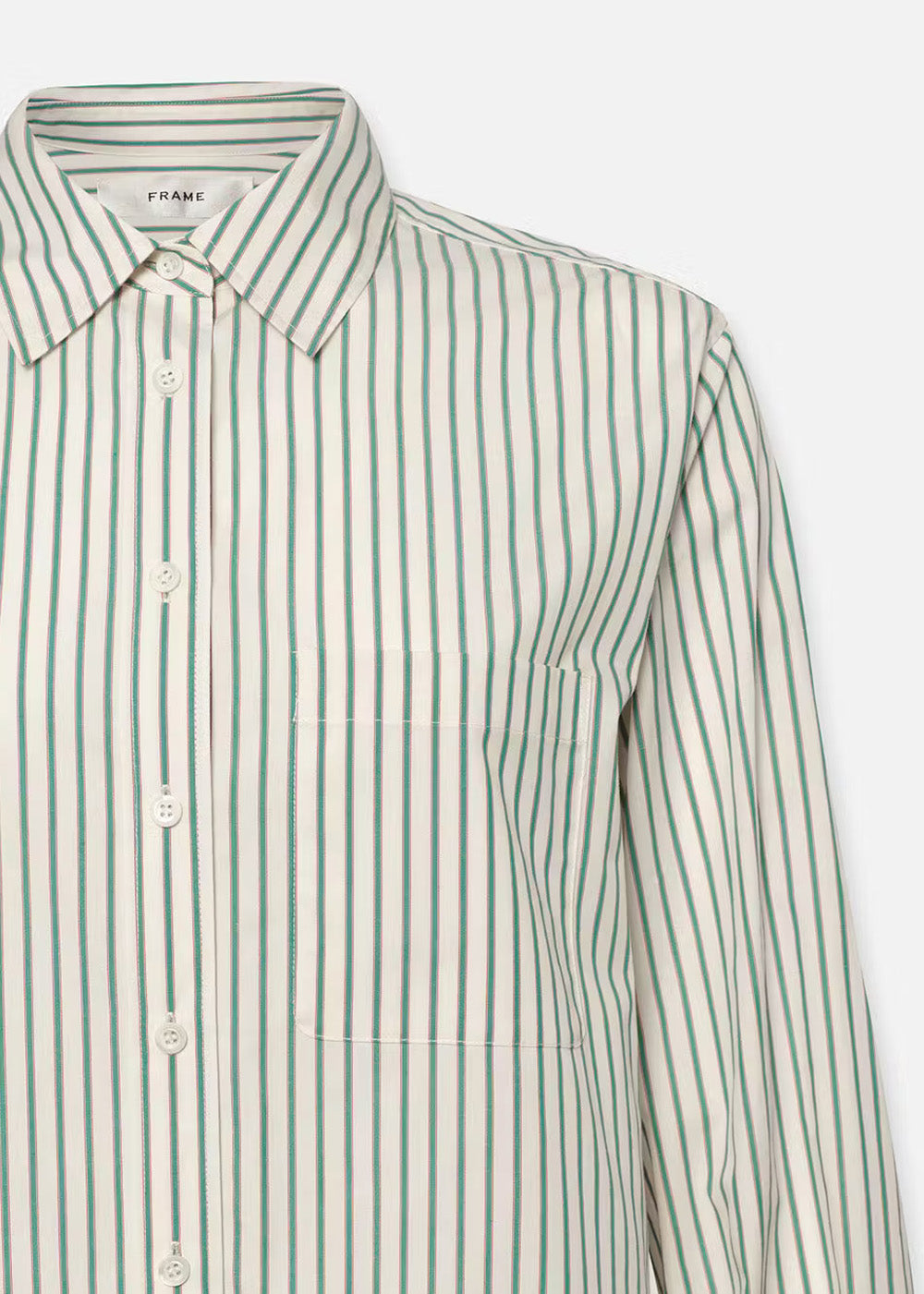 Oversized Pocket Shirt - Green - Frame Denim Canada - Danali - WE24WSH003-GEMU