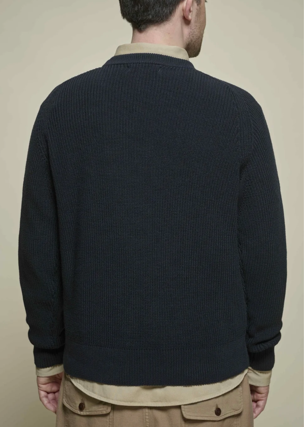 Ribbed Knit Pullover Sweater
