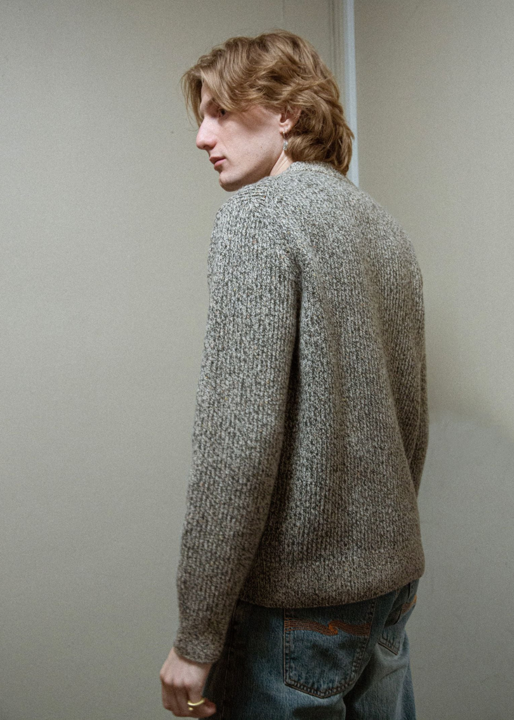 August Rib Wool Sweater